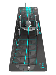 WellStroke 21 Degree Putting Arc Mat - Right Handed
