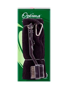 Optima Towel & Club Brush Set