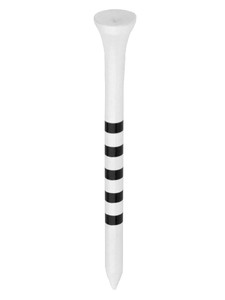 Redback Opti Height Wooden Golf Tees 3 1/4 Inch - White/Black
