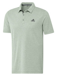 adidas Drive Heather Polo Shirt - Linen Green Mel.