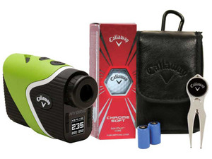 Callaway Hybrid Laser-GPS Rangefinder + Bonus Pack - Green