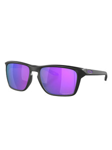 Oakley Sylas Sunglasses - Matte Black w/ Prizm Violet Polarised