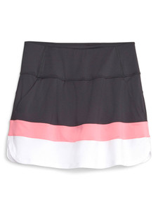 Puma Women's PWRMESH Colourblock Golf Skort - Navy Blazer/Pinktastic
