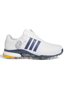 adidas Tour360 24 BOA Boost Golf Shoes (Wide Fit) - Ftwr White/Preloved Ink