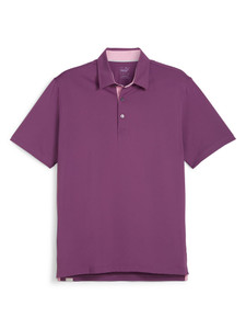 Puma MATTR Brigade Golf Polo - Crushed Berry/Pink Icing