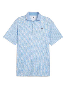 Puma x Palm Tree Crew Resort Polo - Regal Blue/White Glow