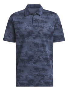 adidas Go-To Printed Mesh Polo Shirt - Collegiate Navy