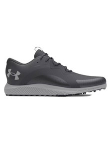 Under Armour Charged Draw 2 Spikeless Golf Shoes - Black/Mod Grey
