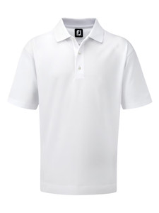 FootJoy Stretch Pique Golf Shirt - White__1