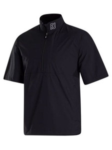 FootJoy HydroLite X Short Sleeve Rain Jacket - Black