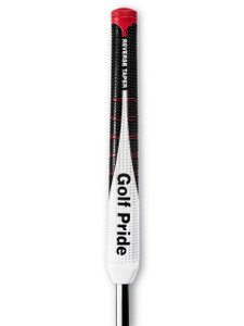 Golf Pride Reverse Taper Flat Putter Grip - Black/White - Large