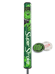 SuperStroke Tour 2.0 Marvel Putter Grip & Ball Marker- The Hulk