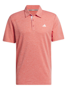 adidas Drive Heather Polo Shirt - Better Scarlet Mel.