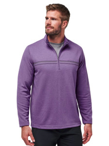 TravisMathew Upgraded CS 1/4-Zip - Heather Imperial