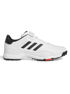 adidas Golflite Max BOA 24 Golf Shoes - Ftwr White/Core Black/Solar Red