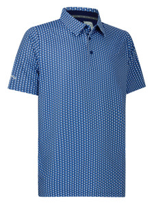 Callaway All Over Chev Geo Polo - Peacoat