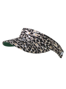 Daily Sports Women's Leonie Print Visor - Black