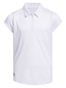 adidas Girls Performance Polo Shirt - White