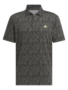 adidas Ultimate365 Power Grid Print Polo Shirt - Carbon