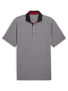 Puma MATTR Century Polo - Warm White/Intense Red