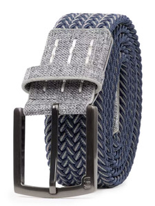 TravisMathew Cheers 2.0 Belt - Dark Blue/Dark Grey