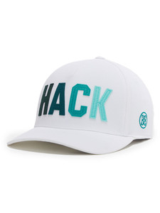 G/FORE Hack Cotton Twill Snapback Trucker Cap - Snow