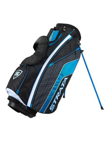 Pre-Owned Strata Stand Bag Black Blue