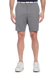 Ben Hogan Active Waistband Flat Front 9-Inch Golf Short - Quiet Shade