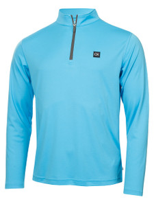 Calvin Klein Westgate Half Zip - Aquarius