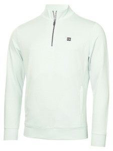Calvin Klein Concord Half Zip Sweater - Light Jade