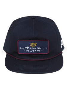 Malbon Trophy Twill Rope Hat - Navy