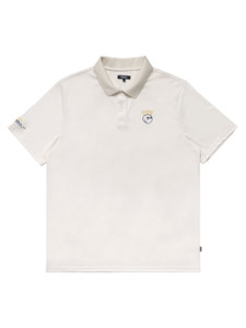 Malbon Trophy Performance Pique Polo - Ivory