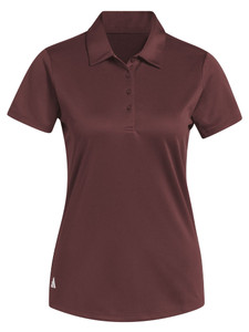 adidas Womens Performance Short Sleeve Polo Shirt - Aurora Ruby