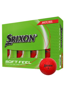 Srixon Soft Feel Brite 2025 Golf Balls - Red