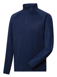 FootJoy Tonal Dot Block Midlayer (Athletic Fit) - Navy