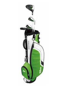 Pre-Owned Wilson Deep Red Junior Package - RH - Junior 5-8