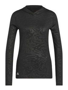 adidas Womens Ultimate365 Emboss Hoodie - Black