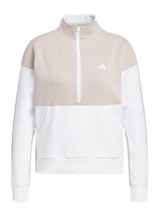 adidas Womens Performance Quarter-Zip Jacket - Wonder Taupe