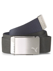 Puma Youth Reversible Web Belt - Navy Blazer