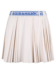 Malbon Womens Joelle Pleated Skort - Ivory