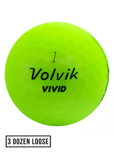 Volvik Vivid Loose Golf Balls - 3 Dozen - Green