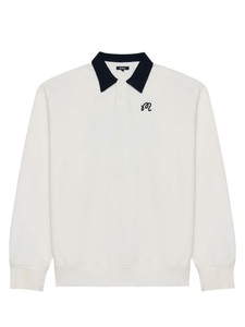 Malbon Artigianale Collared Crewneck - White