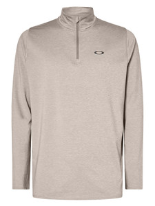 Oakley Gravity Range Quarter Zip Midlayer - Steel Grey Heather