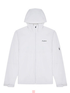 Malbon Performance Full Zip Shell Jacket - White