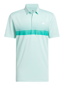 adidas Performance Allover Print Polo Shirt - Semi Flash Aqua