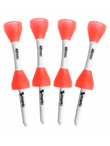 Simarki Fixed Height Golf Tees 10 Pack Orange - 48mm