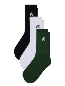 Malbon M Crew Socks - Multi