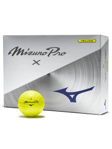 Mizuno Pro X Golf Balls - Yellow