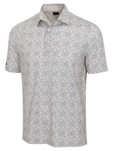 Greg Norman ML75 Stretch Mesh Salty Shell Polo - Biscotti