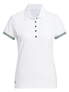 adidas Womens Ultimate365 Short Sleeve Polo Shirt - White